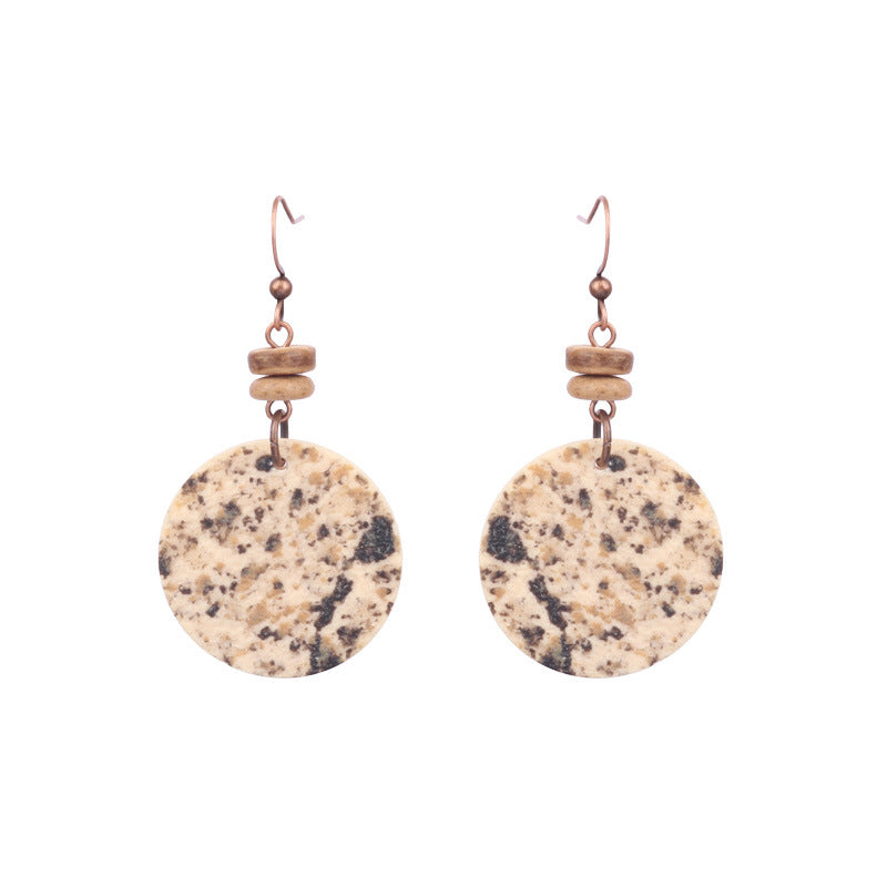 Women's Bohemian Teardrop-shaped Hand-woven Tassel Earrings