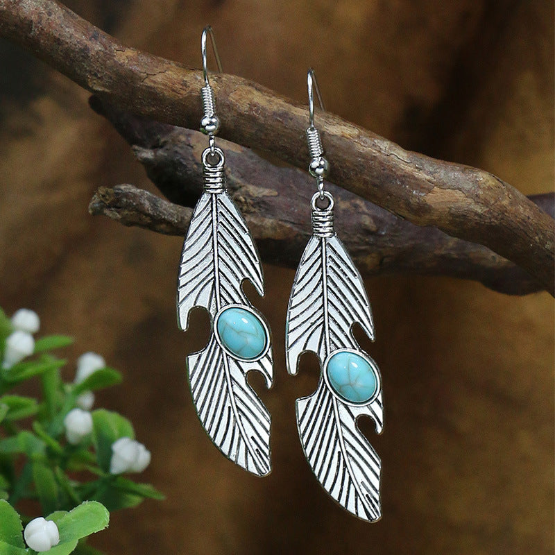 Women's Bohemian Geometric Alloy Retro Temperament Earrings