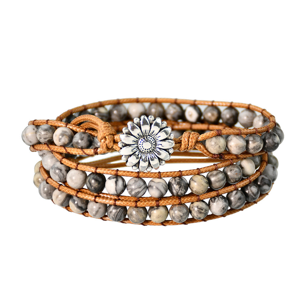 Unisex Retro N Braided Multi-layer Bracelet