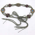 Women's Bohemian Rope Braid Tassel Belt