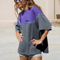 Casual Vintage Print Surf T-Shirt