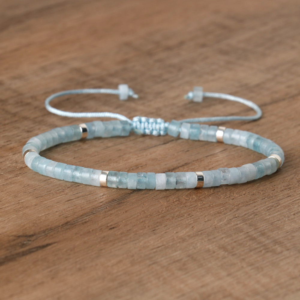 Unisex Vintage Natural Stone N Bracelet