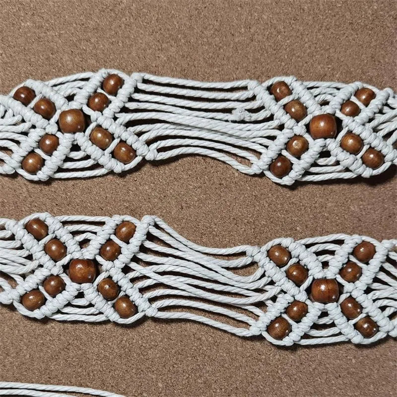 Vintage Resort Bohemian Braided Waist Cord