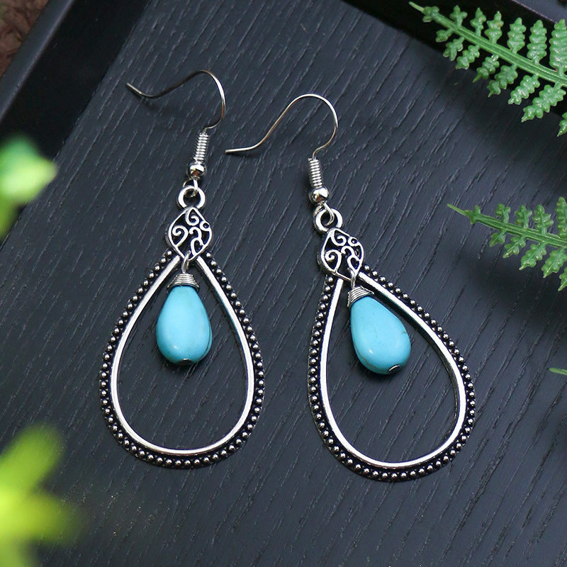 Women's Bohemian Geometric Alloy Retro Temperament Earrings