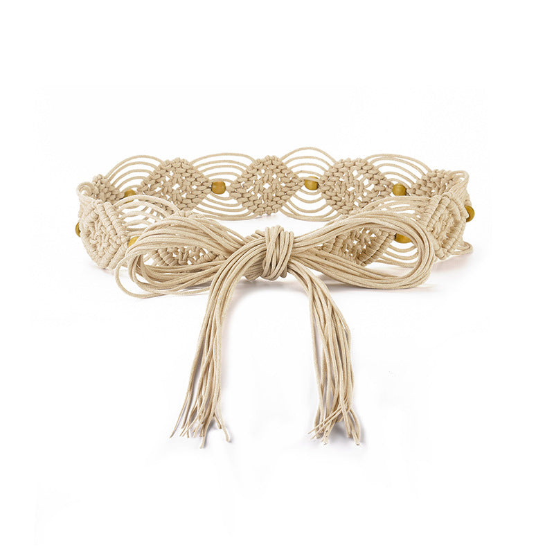 Retro Resort Bohemian Braided Belt