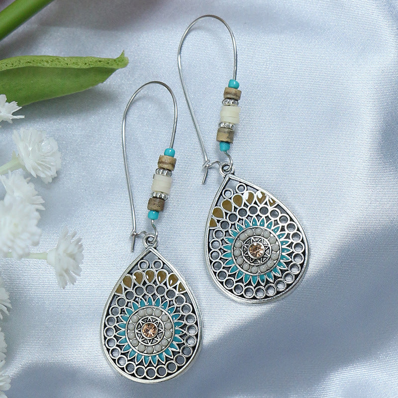 Women's Bohemian Geometric Alloy Retro Temperament Earrings