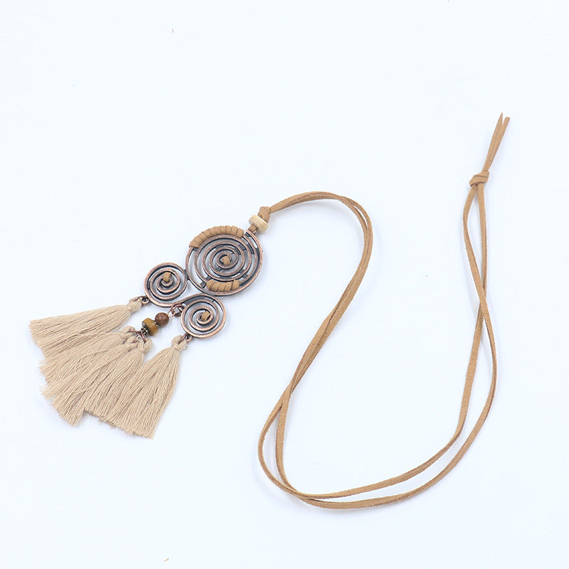 Women's Bohemian Tassel Alloy Necklac