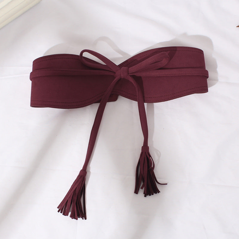 Casual Tassel Bow Girdle
